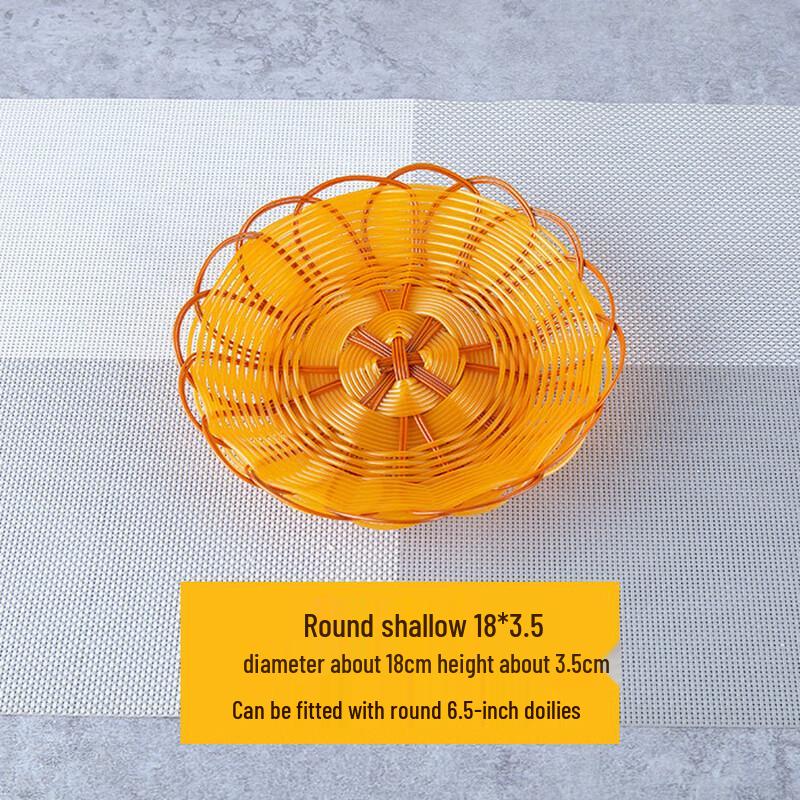 Imitation Rattan Snack & Fruit Basket