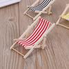 Furniture1:6/1:12 Plastic Garden Bench Chair Doll Beach Chair Foldable Deckchair Dollhouse Decor Doll Chair Toy Doll Accessories