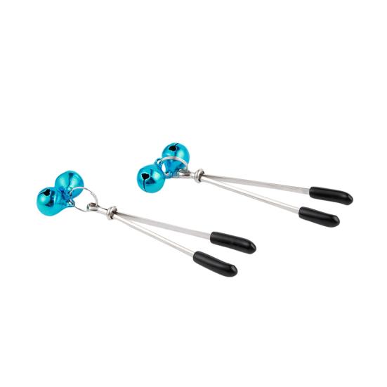 Rings Jingle Bell Tassel Breast Clamps Clips Adult Men Women Game Sex Toy