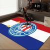 Ba-hia Sports Club Emblem Printed Office Carpet Chair Cushion  Entryway Rug, Rugs for Living Room, Bedroom Christmas gifts