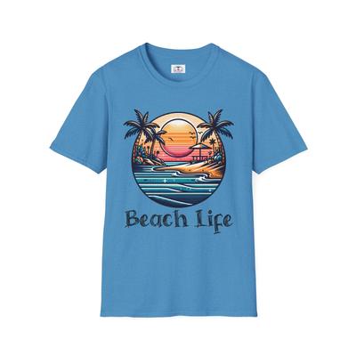 Beach Life Unisex Softstyle T-Shirt Summer T-Shirt Beachwear Vacation Gift
