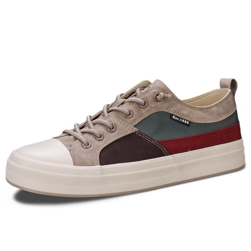 Fashion Hot sale Fashion Men's Canvas Shoes 2024 Design Slip-on Casual Sneakers Men Summer Breathable Vulcanize Shoes Men Canvas Loafers
