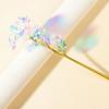 Colorful Gold Foil Rose Flower Handcrafted Artificial Crystal Flower  Party Decoration