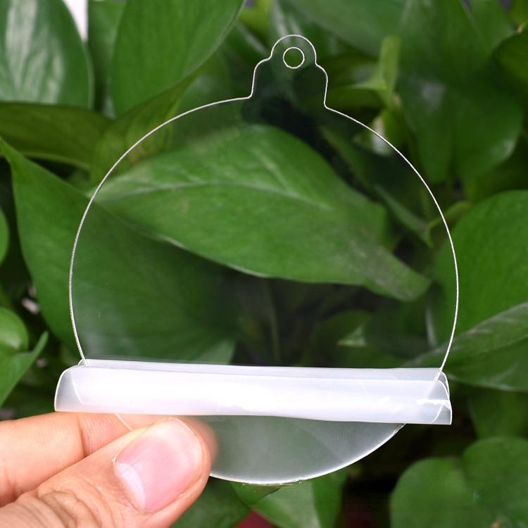 5/10/20pcs Christmas Acrylic Circles Discs DIY Clear Christmas Baubles Acrylic Round Baubles Craft Xmas Tree Hanging Decoration