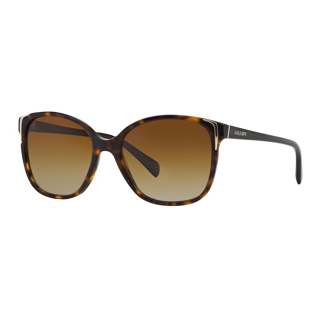Prada Fashion Trend Acetate Butterfly Sunglasses Women Sunglasses Brown PR-01OS2AU6E1