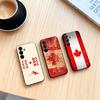 Canada Flag Aesthetic  Phone Case For Samsung Galaxy A73,A72,A71,A70,A53,A52,A51,Soft Silicone Black Cover