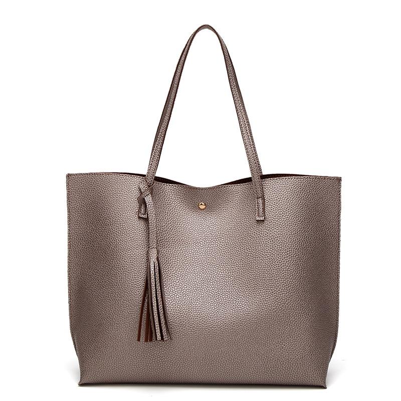Stilvolle und geräumige Damen-Umhängetasche mit Quaste, ideal für den täglichen Gebrauch 36*30*23cm