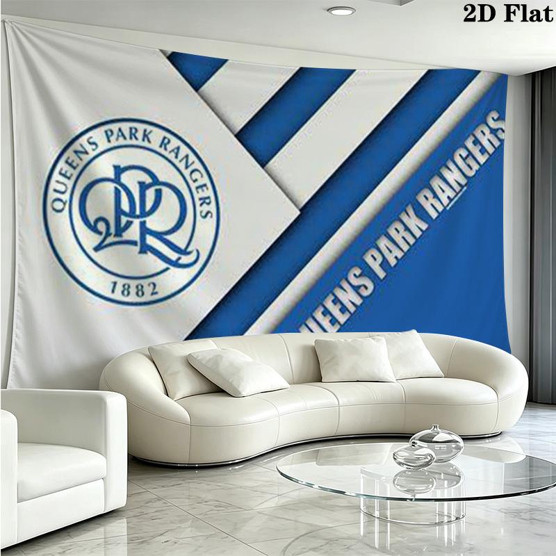 Queens Park Rangers Wandteppich Ästhetischer Wandbehang Bedruckte Stoffdecke Dekorative Wandteppiche für Schlafzimmer Wohnzimmer Heimdekoration