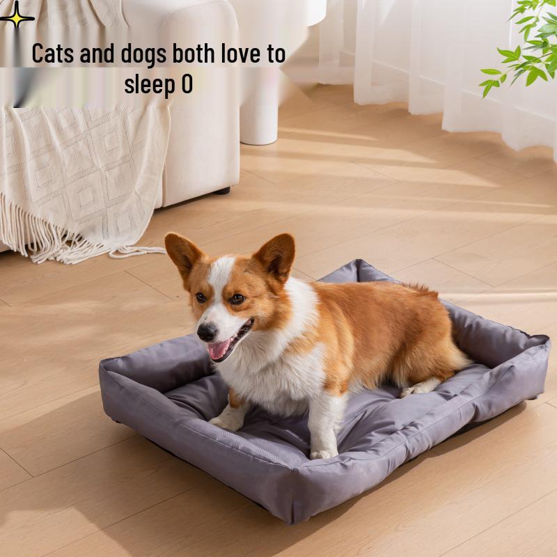 Waterproof Oxford Cloth Pet Nest: Warm, All-Season Dog Bed for Pets - Available In Large, Medium, and Small Sizes