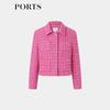 PORTS Women's Two-Tone Tweed Short Jacket