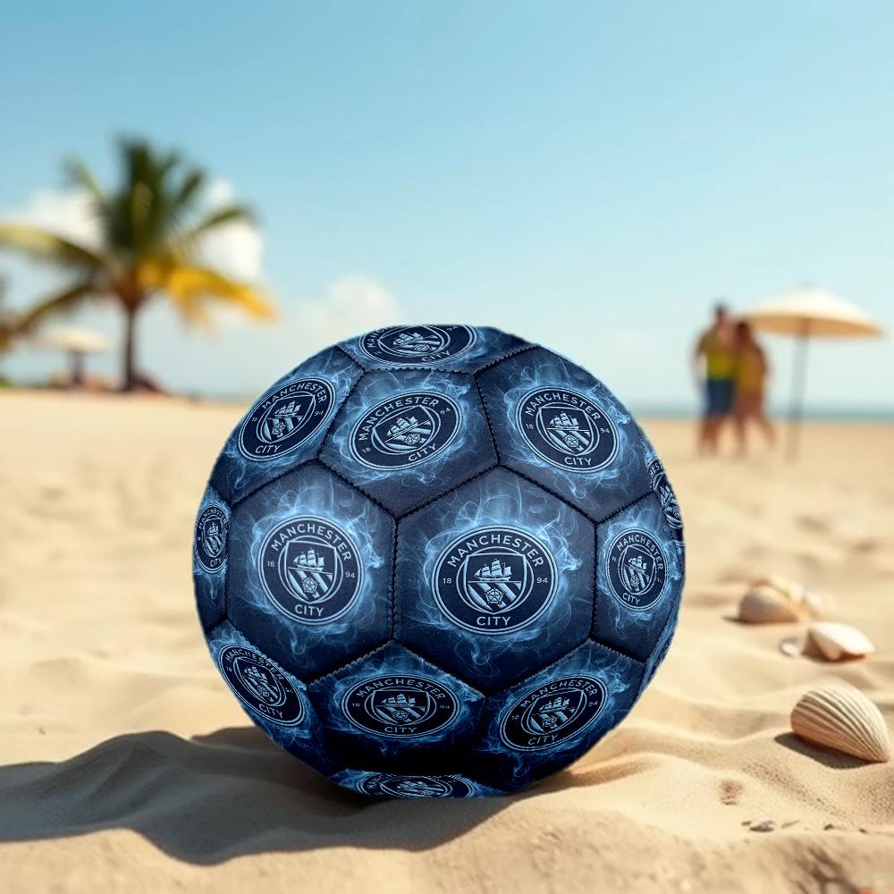 Manchester City Size 5 Football High Elastic Soccer Ball For Outdoor Competition Daily Training Play