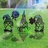 Vintage Style Metal Garden Markers Fairy Statue Stakes Outdoor Patio Decorative Hanging Ornaments