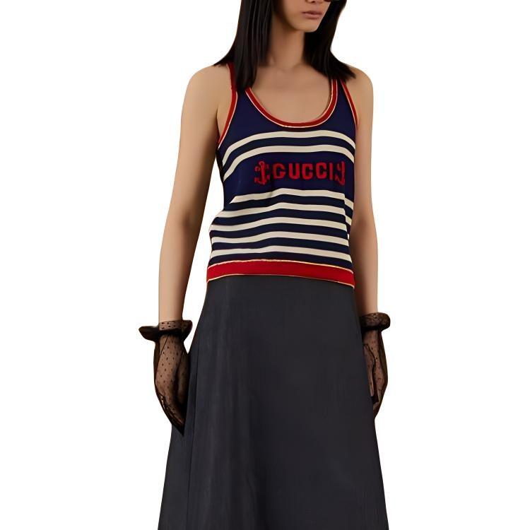 GUCCI Camisoles Women's Marine Blue Moderate 691670-XKCAP-9134