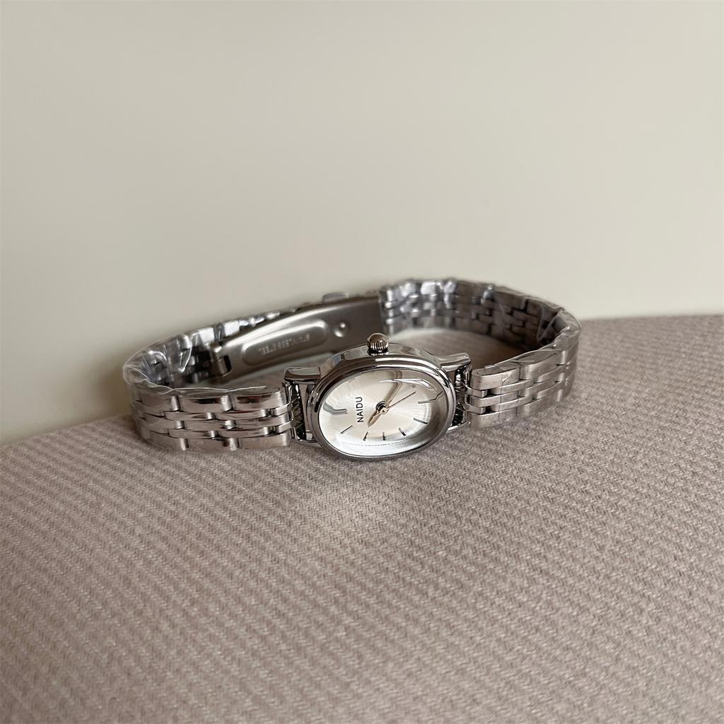 Elliptical dial women's watch strip nail women's watch casual light luxury watch women's watch