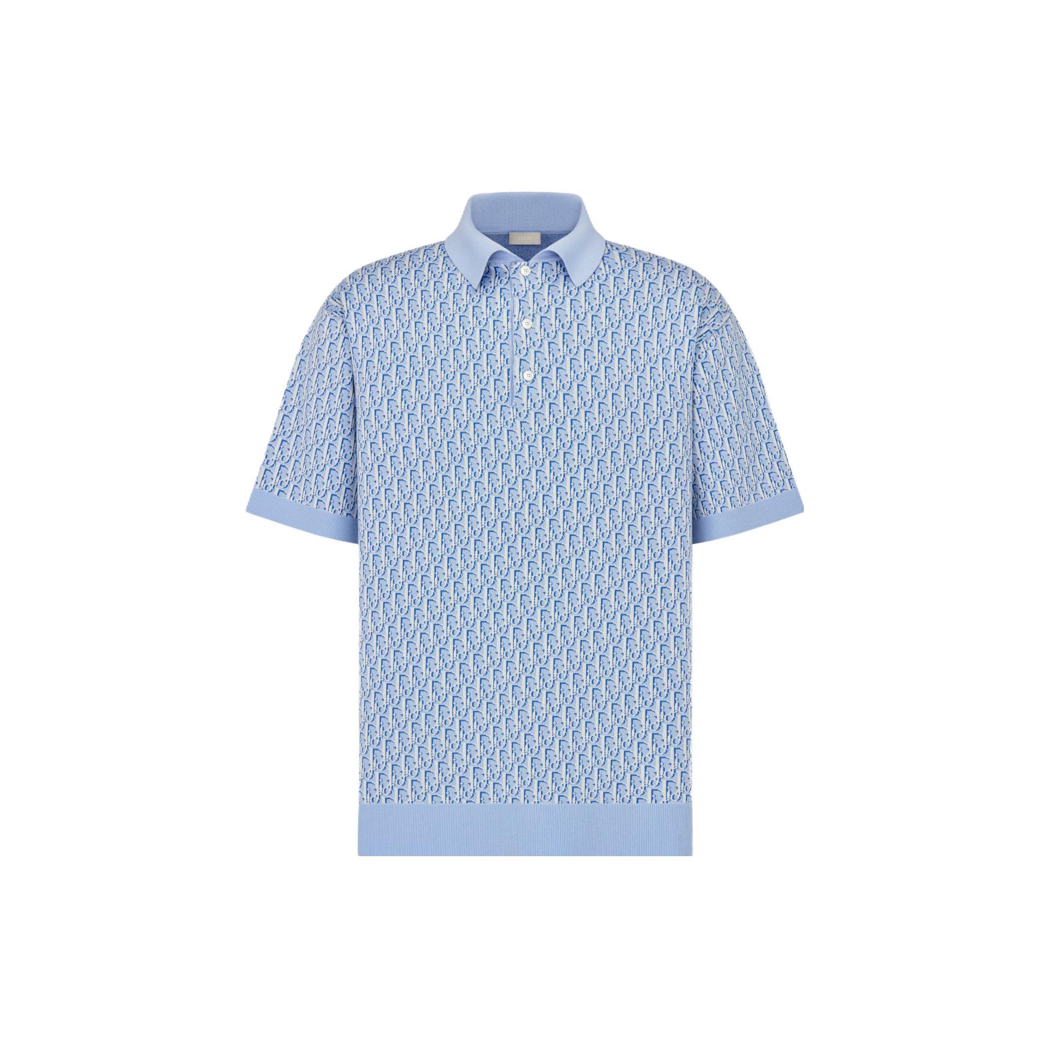 DIOR SS23 Polo Shirt Men`s Blue