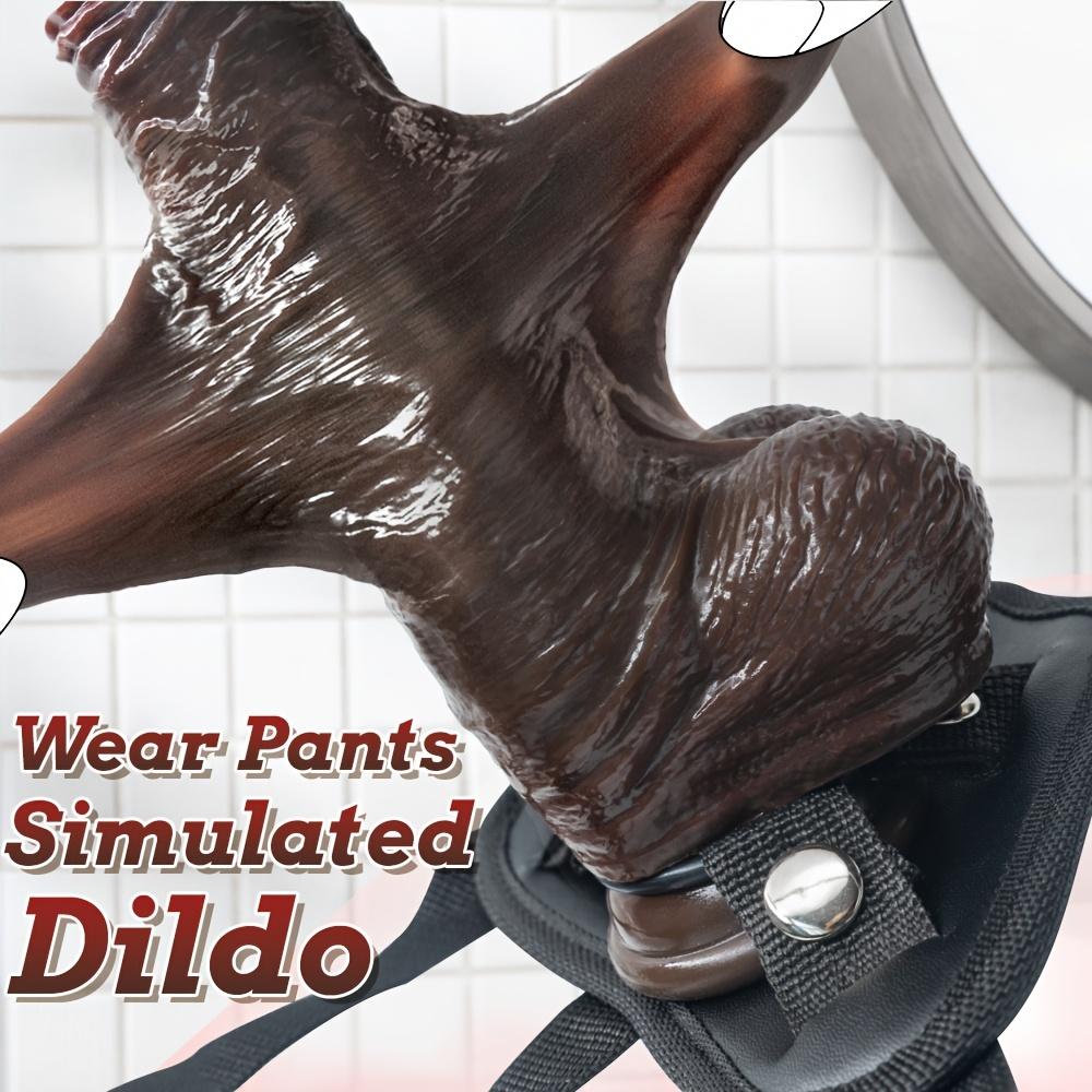Wearable Realistic Silicone Dildo, Sliding Skin Feel Penis Toy with Strong Suction Cup, Multiple Sizes for Couples Women & Men