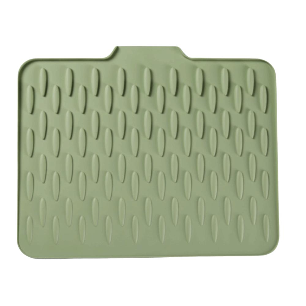 Non-slip Silicone Drainage Mat Foldable Sink Placemat Tableware Drainer Pad Kitchen Tableware