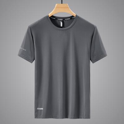 Maglietta Sportiva Asciugatura Rapida da Uomo 2024 Maniche Corte Estiva Casual Bianca Taglie Forti 6XL 7XL 8XL 9XL Top Tee Maglietta da Palestra Abbigliamento
