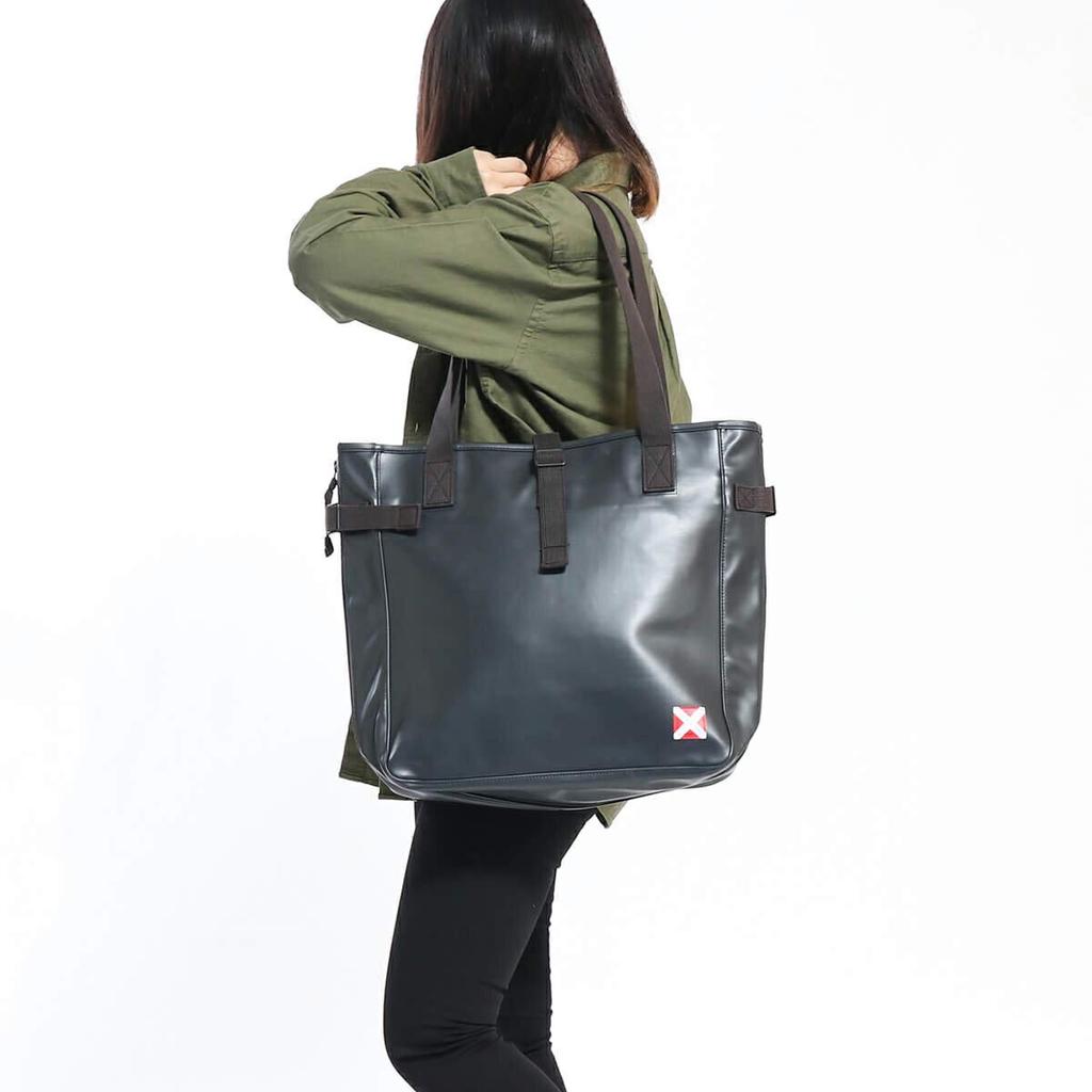 Yoshida Luggage Label Tote Bag Black & Co. [LINER] 951-09247 1.