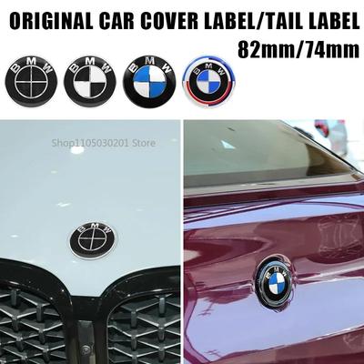 For E46 E39 E90 E60 E36 F30 F10 E34 E30 F20 E92 M3 M4 M5 X6 Car Front Hood Badge Rear Trunk Sticker Emblem Auto Accessories
