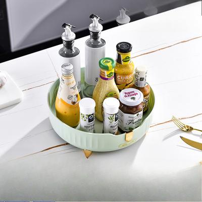 Kitchen Rotatable Storage RackRotating Tray Seasoning Bottle Storage Rack Cosmetics Rotating Tray Storage Tray
