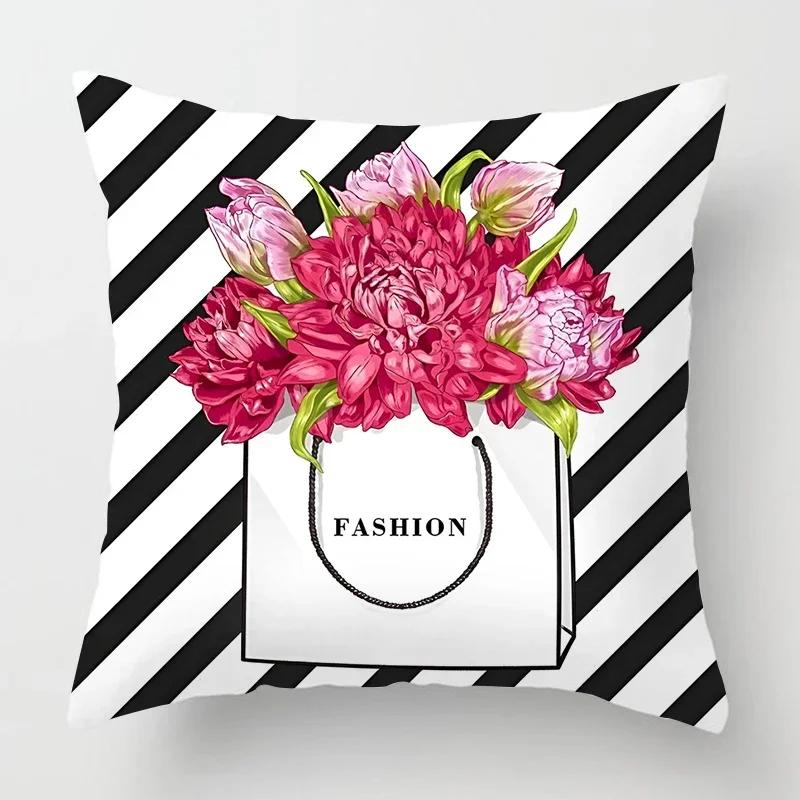 Nordic Young Women's Favorite Pillowcase Home Decoration Living Room Decoration Sofa Cushion Cover _ Car Cushion Cover _,