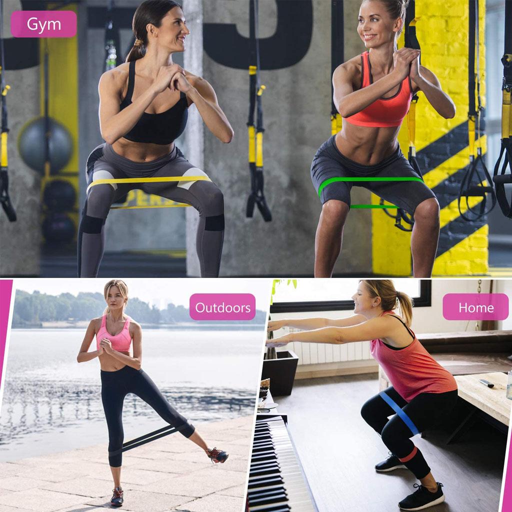 Training Resistance Bands Yoga Gym Fitness Gum Pull Up Assist Rubber Band Crossfit Exercise Home Workout Equipment