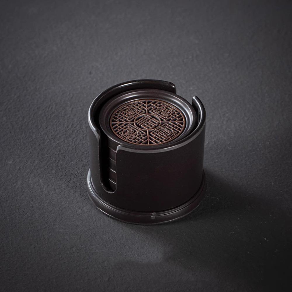Anti-scalding Kung Fu Tea Coaster Chinese Style Tea Holder Household Tea Cup Holder  Home Use