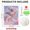 DIY Diamond Art Pearl Painting Kit for Adults,  Lizard Special Shaped Pearl Art Painting Wall for Home Office Decor Handmade Gift