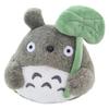 Spedizione Gratuita Peluche Grigio da 8 Pollici del Mio Vicino Totoro Gatto con Cappello a Foglia di Loto
