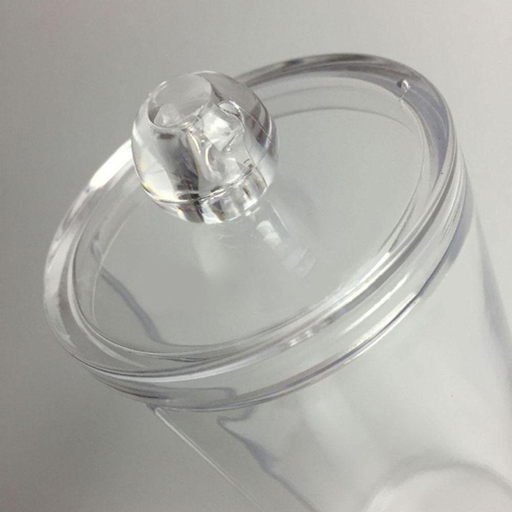 Zuhause Runder Halter Behälter Kosmetik Organizer Pads Aufbewahrung Make-up Watte Acrylbox