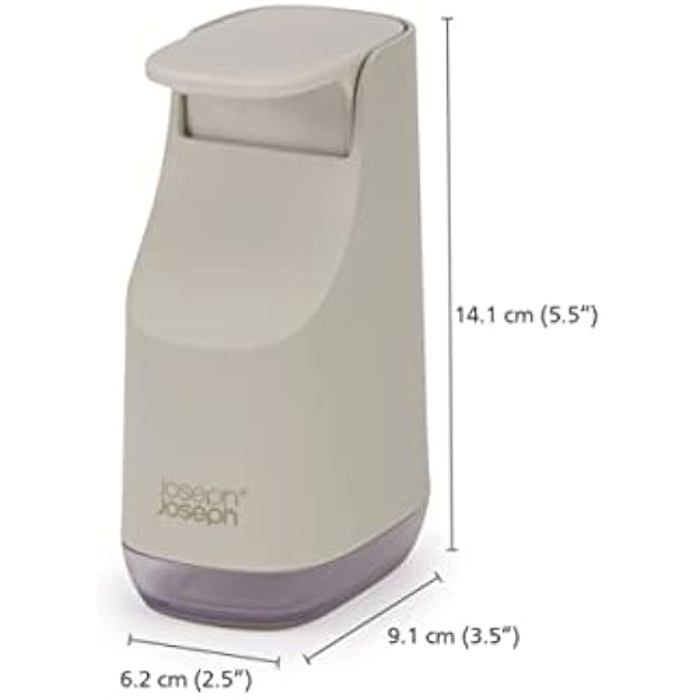 Distributeur de savon - JOSEPH JOSEPH - Compact - 350 ml - Anti-égouttement - Design contemporain