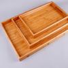 Lijia Simple Bamboo & Wood Handheld Tea Tray Set