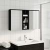 Bathroom Cabinet Set 3 Pcs 106 X 16 X 62.5 Cm Engineered Wood