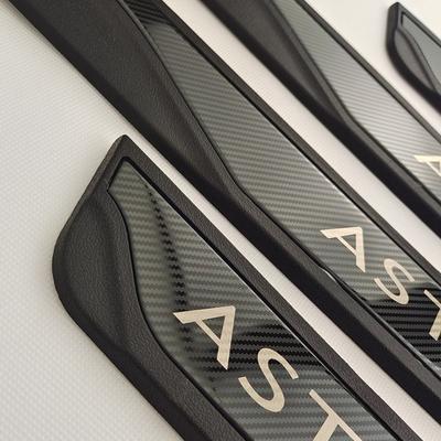 For Opel Vauxhall Astra J K L Accessory 2010-  Stainless Car Door Sill Scuff Plate Kick Guard Pedal Protector Cover