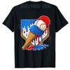 Distressed Baseball Boys Ice Cream Drip Baseball Sons Youth TShirt Summer Fashion Holiday Clothes Game Day Aesthetic Y2k Tees