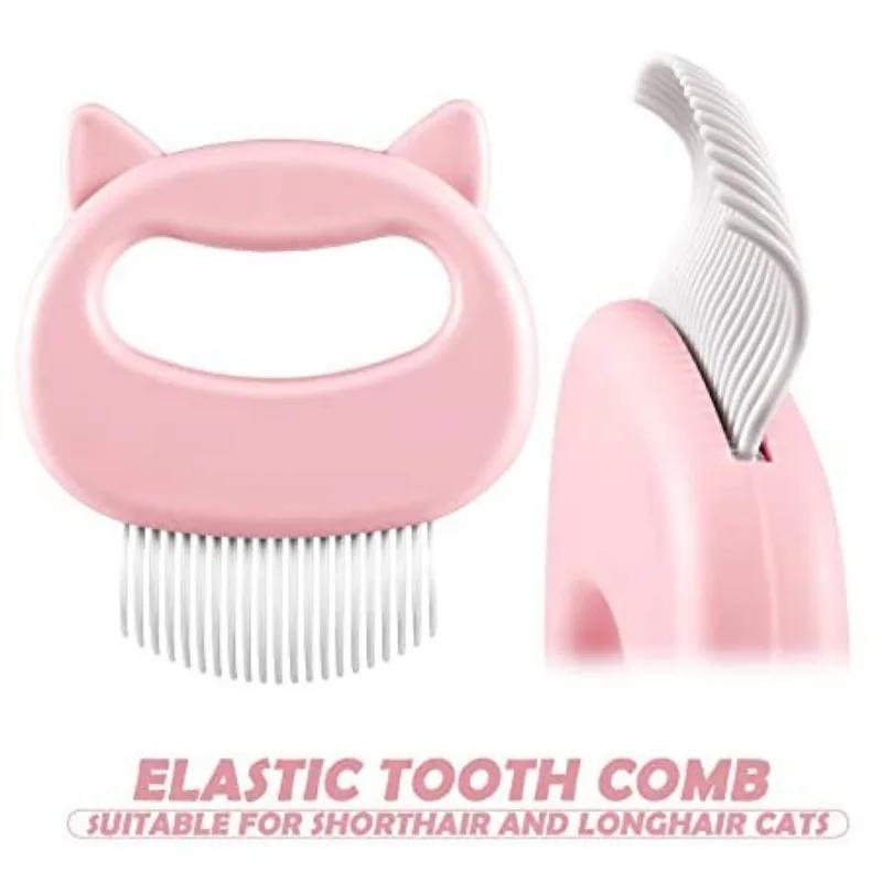 Pet Hair Deshedding Comb Pet Dog Cat Brush Grooming Tool Hair Removal Comb For Dogs Cats Dog Cleaning Grooming Tools