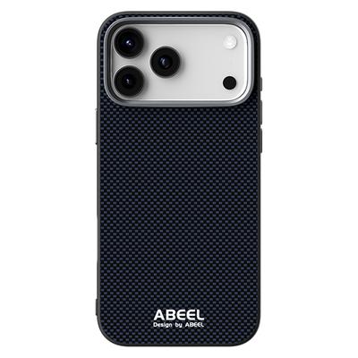 ABEEL For iPhone 17 Pro Case Compatible with MagSafe Printed PC TPU Aluminum Alloy Leather Phone Cover