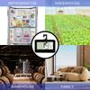 2-Pack Digital Refrigerator Thermometer with Hook, Large LCD Display with Kitchen Hook, °C°F Convertible for Kitchen, Home, and Restaurant Use