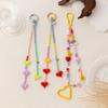 Cross-border Cute DIY Accessories: Smiley Face Heart Bag & Phone Case Pendants