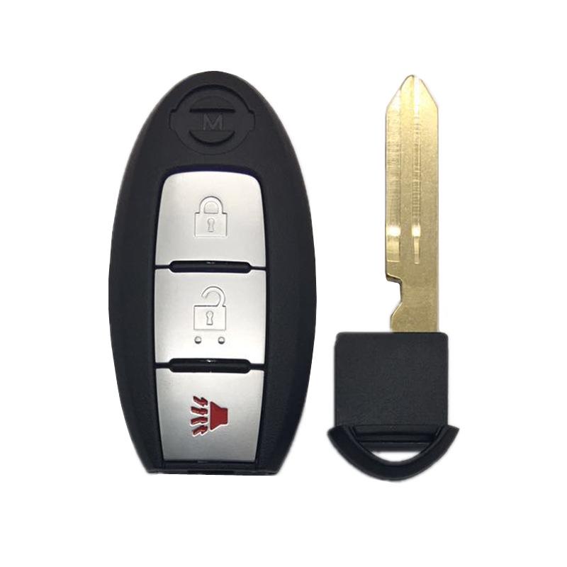 Nissan 3-Button Smart Car Key Shell Replacement