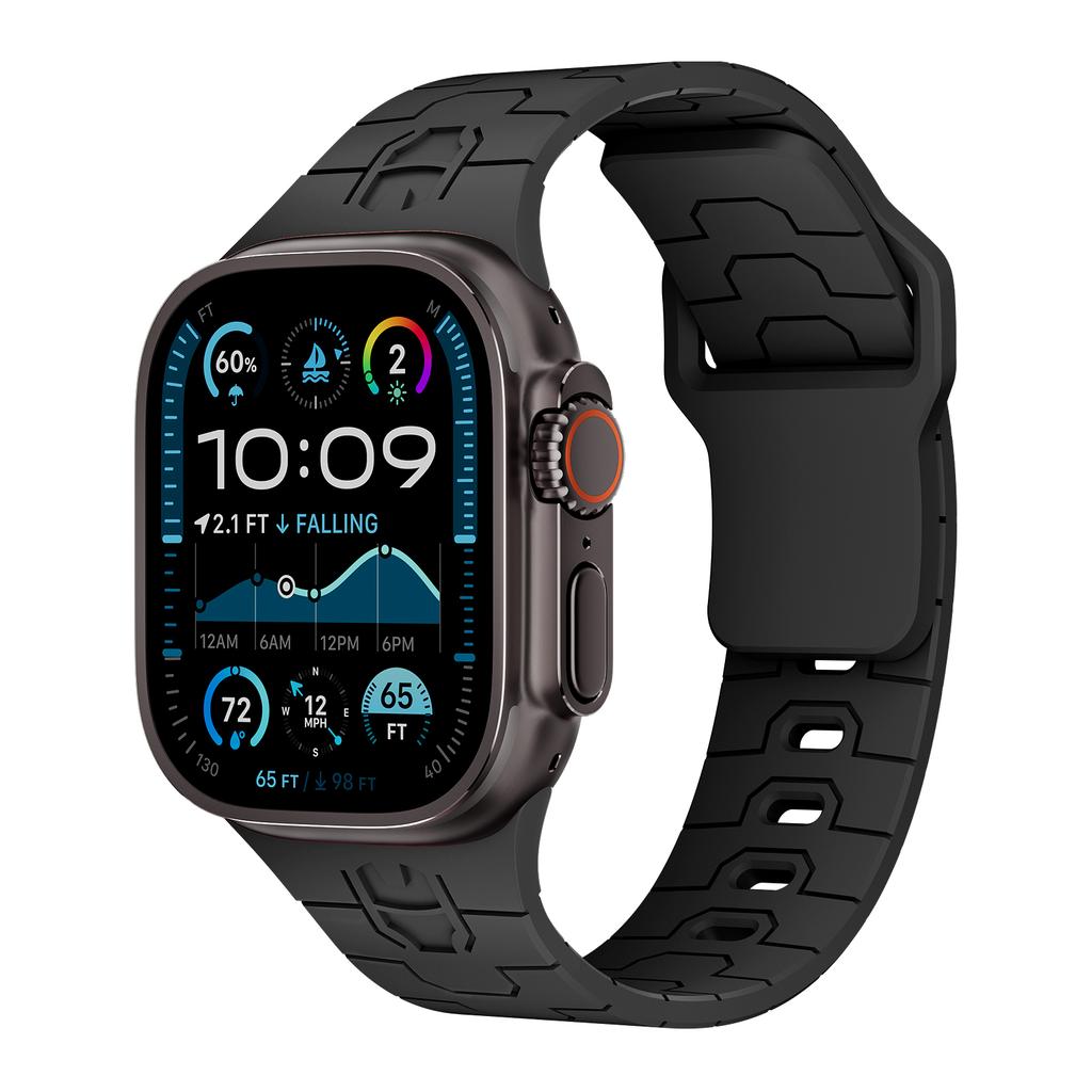 Silicone Strap for Apple watch 10 band 46mm 45mm 44mm 49mm 42mm 41mm 40mm Sport bracelet correas iWatch series 9 8 7 SE ultra 2
