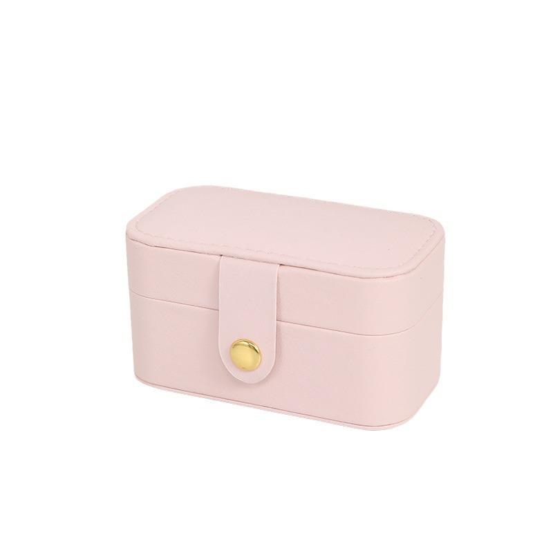

Waterproof Leather Jewelry Box - Simple, Elegant Ring and Gift Box for Travel.