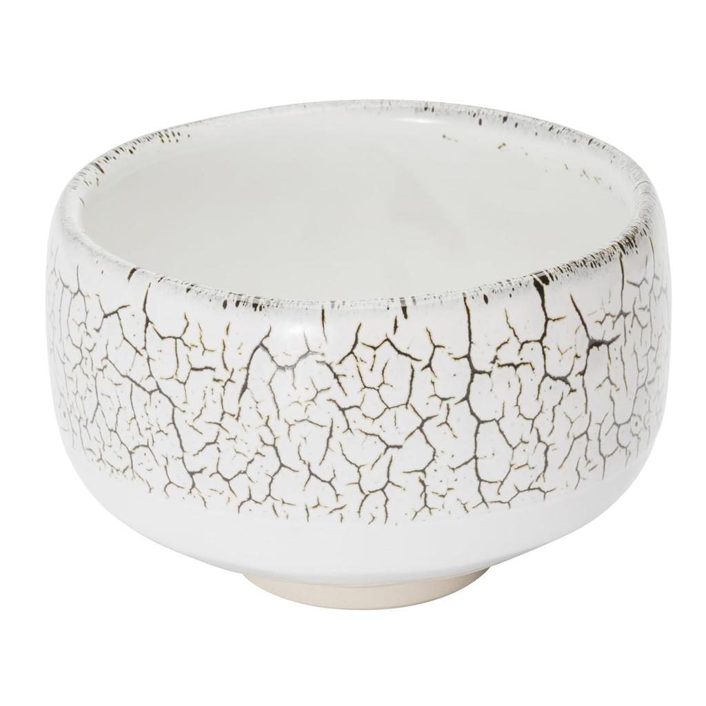 Mino Ware Matcha Shiro Made In Bowl, Tenmoku, White, 12.5cm Diameter, Japan, 505-35