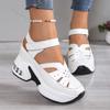 Women Sandals 2026 New Summer Closed Toe Wedge Fashion Casual Shoes Hollow Out Comfortable Platform Outdoor Sandals Zapatos