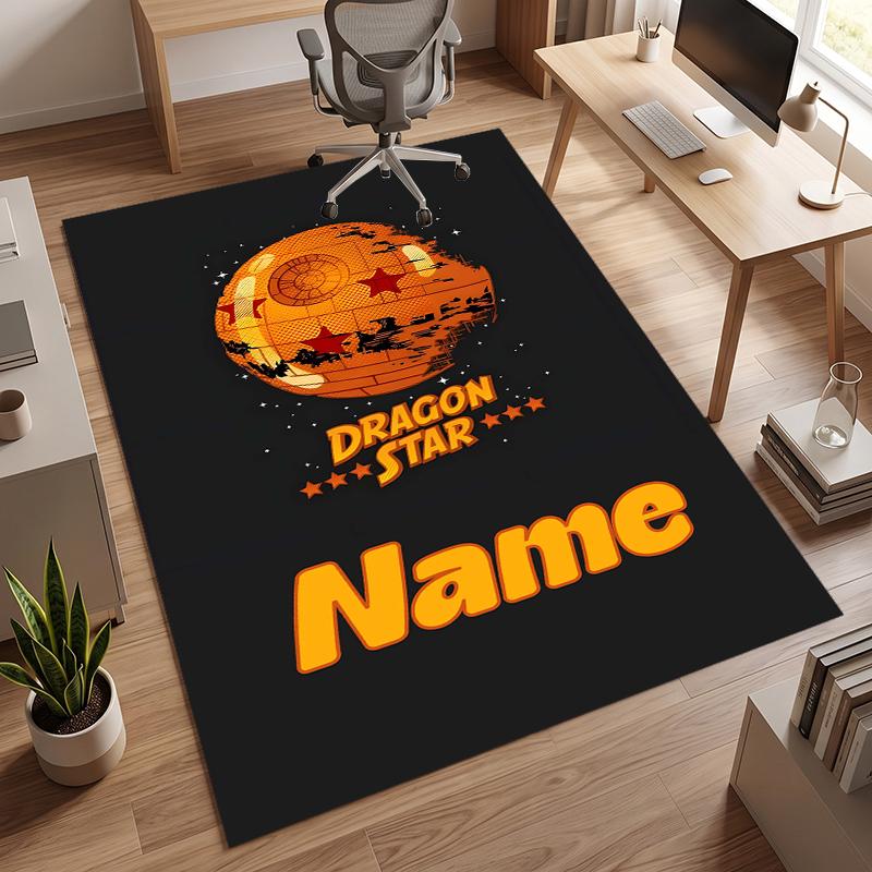 Dragon Ball (19) Personalisierter Name Büro Teppich Stilvolle Dekoration für Wohnzimmer Schlafzimmer Küche
