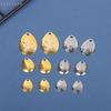 20Pcs Tackle Craft Bait Tool Lure Plaice Fishing Spinner Blades Metal Waterdrop Shape Spoons DIY Hard Bait Accessories