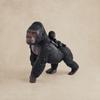Gorilla Resin Statue, Sitting Monkey Figurine Sculpture, Industrial Home Decor for Living Room Office Desk Bookshelf, Industrial Modern Home Decor
