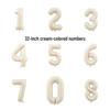 32-inch Coffee Caramel Chocolate Number Balloons - Birthday Party Foil Decorations