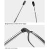 Ultra Light Resin Reading Glasses Anti Blue Light Telescopic Legs Metal Frame Folding Eyewear for Women Men Elderly